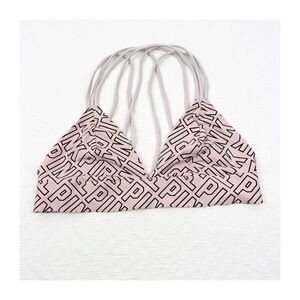 BUY 1 GET 1 FREE Victorias Secret lace bralette black pink small triangle strapp